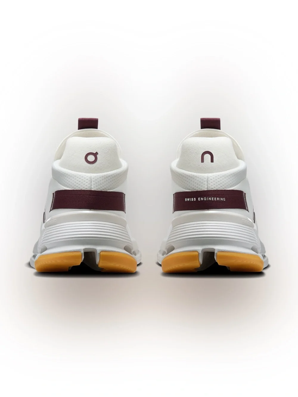 Cloudnova 2 Running Women’s Sneakers in White with Maroon & Gum